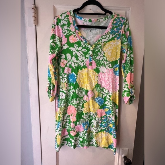 LILLY PULITZER Hibiscus Stroll Palmetto Dress S - Picture 6 of 10